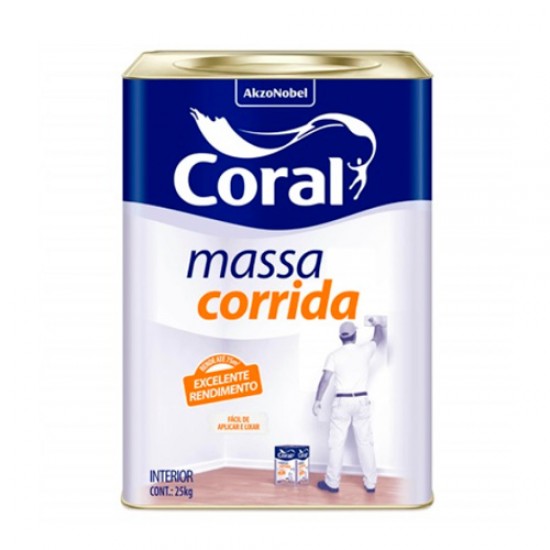 Massa Corrida Coral – Lata 25Kg