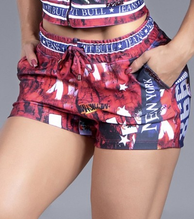 SHORTS SPORTS VERMELHO 30677