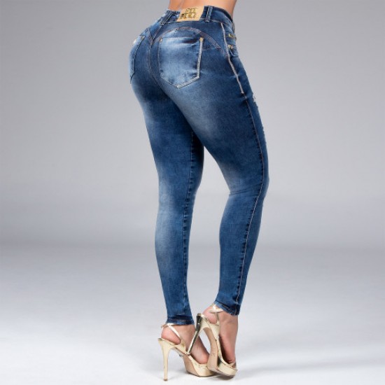 CALÇA SKINNY JEANS FEMININA 33126