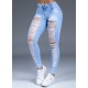 CALÇA SKINNY JEANS DESTROYED 33295