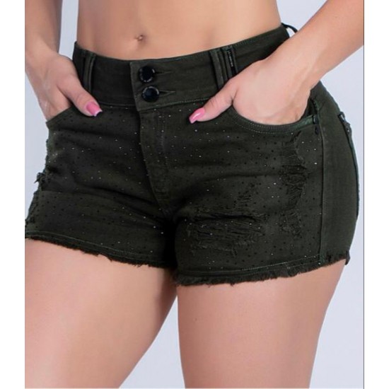 SHORTS VERDE MILITAR  33324